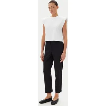 Dámské kalhoty Calvin Klein Kalhoty z materiálu LV044B690G Černá Slim Fit 3XS