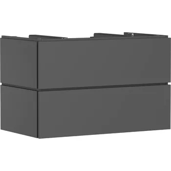 Koupelnový nábytek Hansgrohe Xilesa E skříňka 98x55x62 cm pod umyvadlo závěsná šedá 54301760