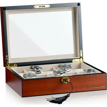 Box na hodinky Kazeta na hodinky Designhütte Auckland Cherry 10 70005-154