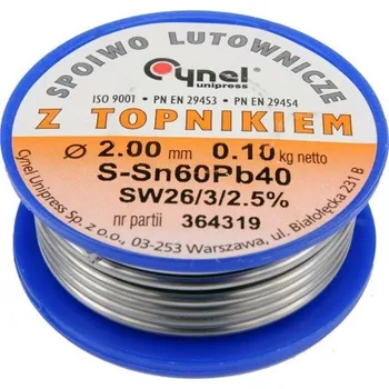 Pájka (cín) SN60PB40 2,0/100 cyna VOREL