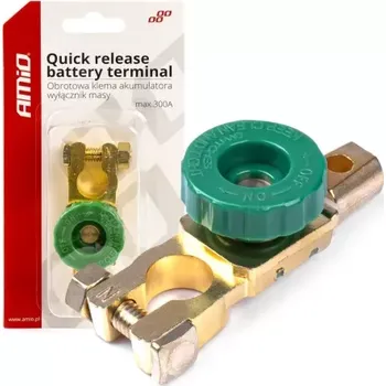 AMIO Svorka akumulátoru uzemňovací spínač max 300A