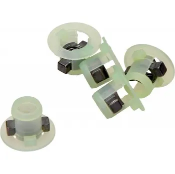 MONTÁŽNÍ ZÁSUVKA 9,9 MM ŠROUB M6 KRYTU POD MOTOR / BOKŮ / ČALOUNĚNÍ DACIA / RENAULT / PEUGEOT (5 KS) 7703044087 ROMIX