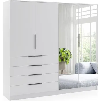 Šatní skříň Šatní skříň se zrcadlem Bogota 200 cm ve třech odstínech