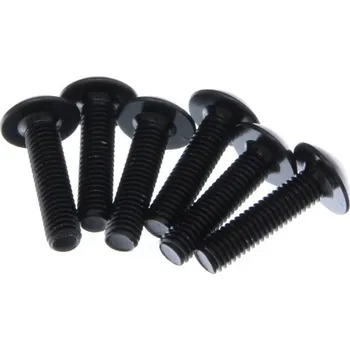Sada šroubů pro kapotáž motocyklu M5x20 černé 6 ks VICMA