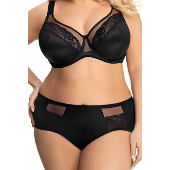 Dámské oblečení Dámské kalhotky 442 Luisse black - GORSENIA černá 4XL