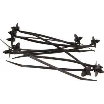 Univerzální stahovací páska 7x130 černá (10 ks) ROMIX