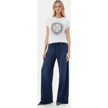 Dámské džíny Guess Jeansy W5YA82 D0782 Tmavomodrá Wide Leg 31_34