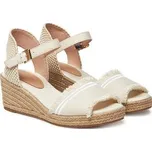 Tommy Hilfiger Espadrilky Fringe Canvas Medium Wedge FW0FW08879 Béžová 39