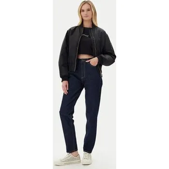 Dámské džíny Guess Jeans Jeansy W4YA0D D5CC1 Tmavomodrá Mom Fit 27_29