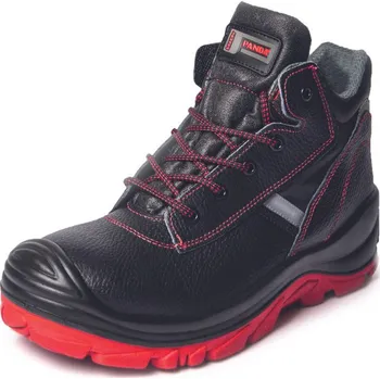 Pracovní obuv CERBIATTO MF S3 HRO SRC PANDA obuv kotník - černá - 46