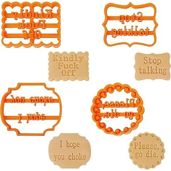 Vykrajovátko 4ks vykrajovátka na sušenky, formy na vykrajovátka na dorty, 3D formy na sušenky, DIY fondánová