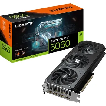 Grafická karta GIGABYTE GeForce RTX 5060/Gaming/OC/8GB/GDDR7