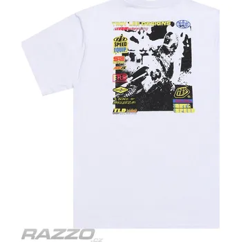 Pánské tričko Pánské tričko TroyLeeDesigns Overload Short Sleeve Tee White L