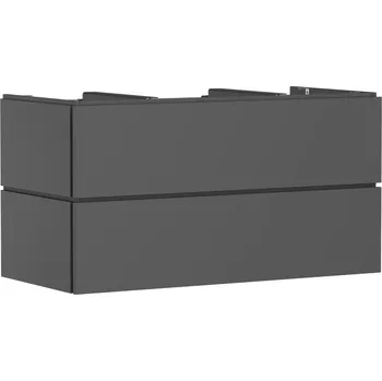 Koupelnový nábytek Hansgrohe Xilesa E skříňka 118x55x62 cm pod umyvadlo závěsná šedá 54303760