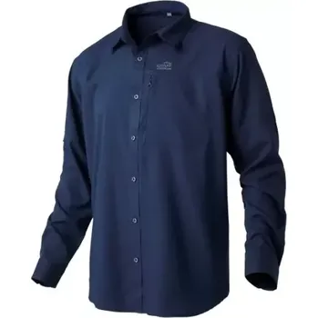 Pánská košile Košile s dlouhým rukávem Ezmar Light modrá XL