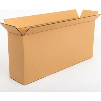 Obalový materiál Kartonová krabice klopová dlouhá 1000x200x550 mm 5VVL BC 560g/m2 hnědá - paleta 160 ks