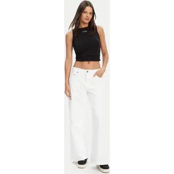 Dámská móda Guess Jeans Jeansy W5YA0O D0131 Bílá Regular Fit 33_30