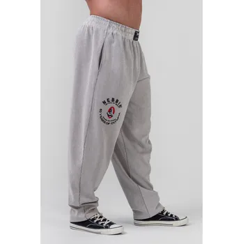 NEBBIA Oversized tepláky SIGNATURE černé XXL