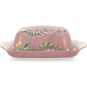 PIP Studio Máselnička hranatá La Majorelle růžová 20 x 14 x 6,5cm