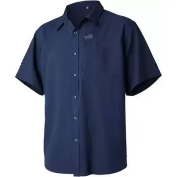 Pánská košile Košile s krátkým rukávem Ezmar Light modrá XXL