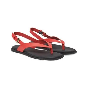 Dámské sandále Tommy Hilfiger Sandály Color Block Thong Flat Sandal FW0FW08883 Oranžová 39