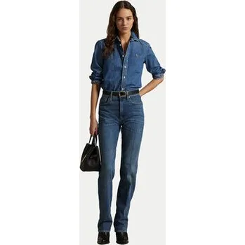 Polo Ralph Lauren Jeansy 211969392001 Tmavomodrá Straight Fit 30