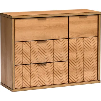 Komoda FONTI | komoda F-5 | 117,5 cm | dub karamel