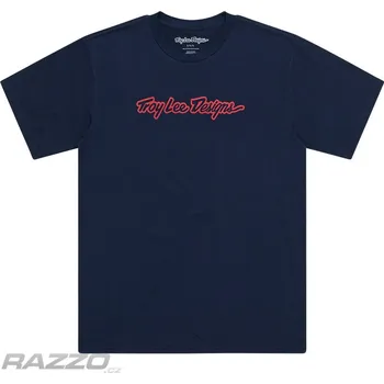 Pánské tričko TroyLeeDesigns Signature Short Sleeve Tee Navy M