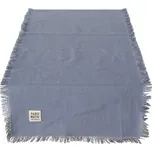 Boltze Home Dekorativní běhoun z bavlny, 140 cm, LENEA, modrý