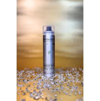 Stylingový přípravek NATULIQUE Medium Hold Hair Spray mini 75 ml - Perfektní fixace s péčí v kabelce