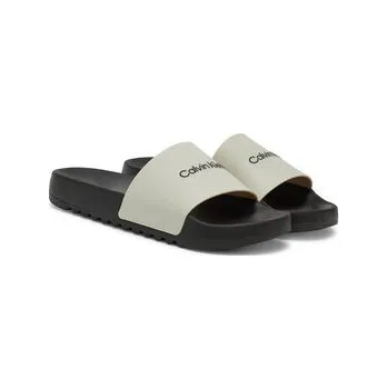 Pánská obuv Calvin Klein Nazouváky Chunky Pool Slide Rub HM0HM01063 Šedá 41