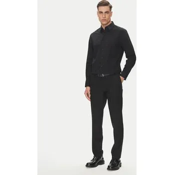 Pánská košile Calvin Klein Košile LV04LB148G Černá Slim Fit S