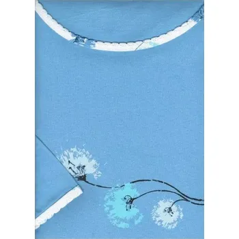 Dámské pyžamo Taro, dámské pyžamo 209-Magda, krátký rukáv, modrá, vel. 5XL