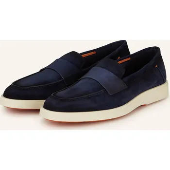 Pánské mokasíny Santoni Pánské Mokasíny Typu Penny Revolve, tmavě modrá, 44