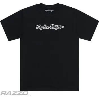 Pánské tričko TroyLeeDesigns Signature Short Sleeve Tee Black XL