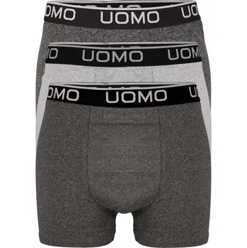 Boxerky Břéťa nadměrné pánské boxerky M905 - 3bal XXL šedá