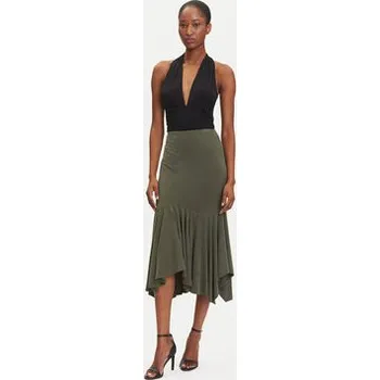 Dámská sukně Guess Midi sukně W5YD85 KCTB2 Zelená Regular Fit S