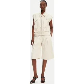 Pánské kraťasy PINKO Bermudy Pascal 105245 A2M8 Béžová Relaxed Fit 46