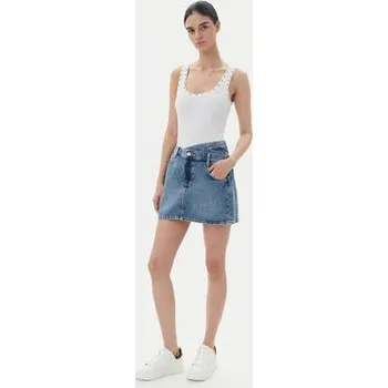 Dámské oblečení Guess Džínová sukně W5YD1C D5QKB Tmavomodrá Regular Fit 33