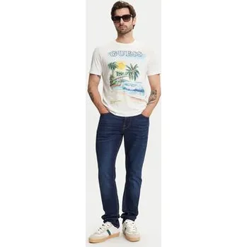 Guess T-Shirt M5YI38 KBW41 Écru Regular Fit XXL