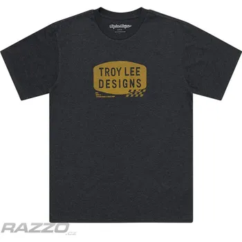 Pánské tričko Pánské tričko TroyLeeDesigns Stamp Short Sleeve Tee Black Heather XXL