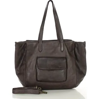 Kabelka Kožená kabelka Marco Mazzini MM246 tmavě hnědá