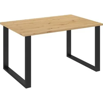 Jídelní stůl LILIANA jídelní stůl, dub artisan / černý kov