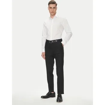Oblečení a móda Calvin Klein Košile Essential LV019EU000 Bílá Slim Fit 43