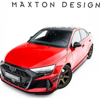 Nárazník Street pro spojler pod nárazník lipa + flaps Audi RS3 Sedan 8Y Facelift černý