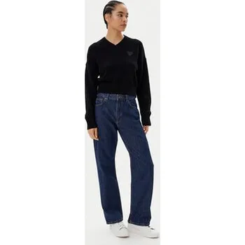 Dámský svetr HUGO Svetr Scutie 50543059 Černá Relaxed Fit M