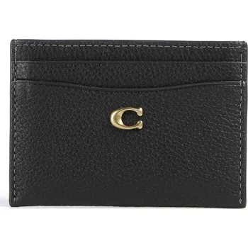 Peněženka Coach Essential Pouzdro na kreditní kartu 8cm, L, černá, kůže, 222927