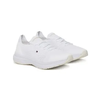 Dámské tenisky Tommy Hilfiger Sneakersy Th Knit Runner FW0FW08813 Bílá 39