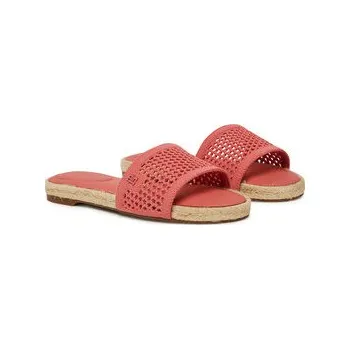 Dámské tenisky Tommy Hilfiger Espadrilky Knit Mesh Espadrille Flat Sandal FW0FW08744 Korálová 39