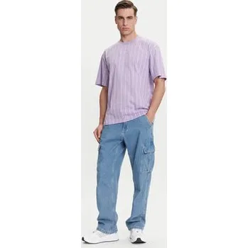 Pánské tričko Karl Kani T-Shirt PD00005364 Fialová Relaxed Fit M